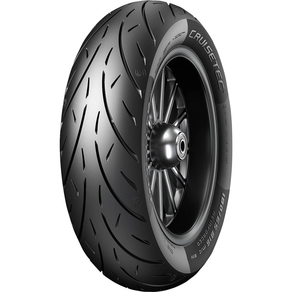Metzeler Cruisetec 180/55ZR18 (74W) TL – bagdæk – originalt Metzeler MC-dæk med stabilitet, komfort og rolig kørefølelse.